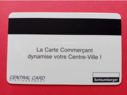 CENTRAL CARD Stationnement Par Schlumberger Verso The Smart Village  (BA40623 - Cartes De Stationnement, PIAF