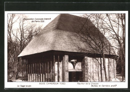 AK Paris, Exposition Coloniale Internationale 1931, Cameroun-Togo, Pavillon De La Chasse  - Tentoonstellingen