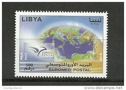2014-Libya- Euromed Postal -Joint Issue- Complete Set MNH** - Libyen