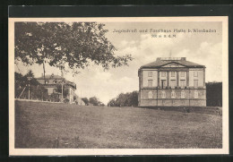 AK Wiesbaden, Jagdschloss Und Forsthaus Platte  - Hunting