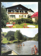 AK Tittling /Bayerischer Wald, Pension-Gasthaus Zum Bründl, Witzmannsberg 8, Schwimmbad  - Otros & Sin Clasificación