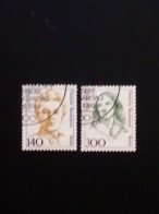 BERLIN MI-NR. 848-849 GESTEMPELT(USED) BERÜHMTE FRAUEN 1989 CECILE VOGT FANNY HENSEL - Used Stamps