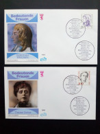 BERLIN MI-NR. 824-828 FDC BERÜHMTE FRAUEN 1988 HANNAH ARENDT - Otros & Sin Clasificación