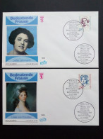 BERLIN MI-NR. 844-845 FDC(FIDACOS) BERÜHMTE FRAUEN 1989 KÖNIGIN LOUISE LOTTE LEHMANN - Sonstige & Ohne Zuordnung