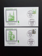 BERLIN MI-NR. 834-835 A FDC(FIDACOS) SEHENSWÜRDIGKEITEN 1989 WALLFAHRTSKAPELLE - Otros & Sin Clasificación