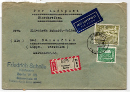 Berlin 44, 57 Auf Brief Als Mischfrankatur #JX572 - Autres & Non Classés