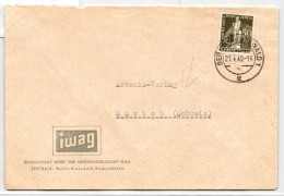 Berlin 38 Auf Brief Als Einzelfrankatur Portogerecht #JX576 - Autres & Non Classés