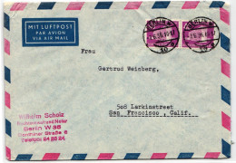 Berlin 122 Auf Postkarte Waagerechtes Paar #JX589 - Other & Unclassified