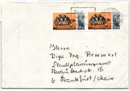 Berlin 554 Auf Brief Als Mehrfachfrankatur Portogerecht #JX674 - Autres & Non Classés