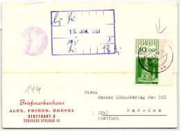 Berlin 144 Auf Postkarte Vom Eckrand #JX590 - Otros & Sin Clasificación