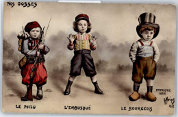 51143011 - Verlag Patriotic  1055 , Kinder In Uniform, Sign.Morinet - Guerra 1914-18