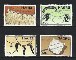 Nauru 1987 Personal Artefacts Set Of 4 MNH - Nauru
