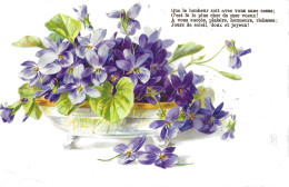 CPA -LILAS BELLE CARTE FANTAISIE 1904 -  (K.F EDITEURS PARIS SERIE 769)  - RARE !!! - Flowers