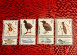 TRISTAN DA CUNHA HELENA 1986 4v Neuf MNH ** Mi 417 / 420 Insecto Insect* Pájaro Bird Pássaro Vogel Ucello Oiseau HELENE - Rebhühner & Wachteln