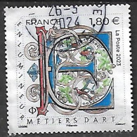 2023 Francia Iluminador De Arte 1v. - Used Stamps