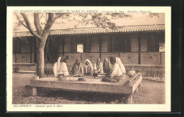 AK Mandalay, Les Franciscaines Missionnaires De Marie En Mission, Les Lépreux, Causerie Après Le Dîner  - Andere & Zonder Classificatie