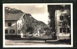 AK Oberammergau, Ettalerstrasse Ecke Ludwigstrasse  - Oberammergau