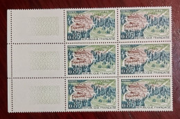 France Bloc De 6 Timbres Neuf** YV N° 1393 Vittel    D - Mint/Hinged