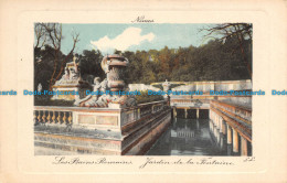 R110076 Nimes. Les Bains Romains. Jardin De La Fontaine. LL. B. Hopkins - Welt