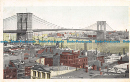 R110598 Brooklyn Bridge. N. Y. B. Hopkins - Welt