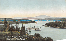 R110599 Penobscot River Near Winterport. Greetings From Maine. B. Hopkins - Welt