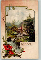 39827211 - Sommer Sign. Guggenberger Wassermuehle Blumen - Sonstige & Ohne Zuordnung