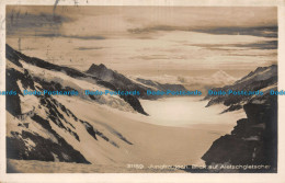 R112249 Jungfraujoch. Blick Auf Aletschgletscher. No 31159. 1925. B. Hopkins - Welt