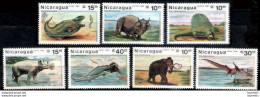 647  Prehistoric Fauna - Nicaragua 1987  - MNH - 2,25 - Préhistoriques