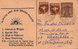 India Postal Stationery Ashoka 6p Anil Brothers Ballabgarh - Ansichtskarten