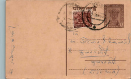 India Postal Stationery Ashoka 6p Nagaur Raj Cds Shivdayal Omprakash Agarwal - Postcards