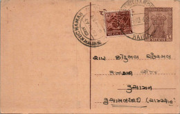 India Postal Stationery Ashoka 6p Kuchaman Cds  - Postales