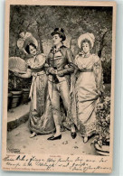 39744911 - Photogravure Sign. Massani : Schwere Wahl 2 Frauen Biedermeier Faecher - Other & Unclassified