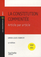 La Constitution Commentée : Article Par Article - Other & Unclassified