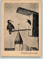 39864611 - Bildkarte Aus Dem Lustigen Vogelbuch  Von Karl Kuehnle Amseln - Vögel
