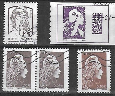 Francia 5v. - Used Stamps