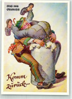 39438011 - Humor Bierkrug Tracht Komm Zurueck August Lengauer Nr.3157 - Exhibitions