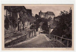 39021011 - Leisnig Mit Partie In Der Bachgasse Gelaufen Und Bahnpoststempel Von 1933, Zug Nr. 1512. Gute Erhaltung. - Leisnig
