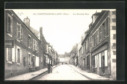 CPA Chateaumeillant, La Grande Rue, Vue De La Rue  - Other & Unclassified