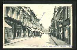 CPA Charleville, Grande-Rue, Vue De La Rue  - Charleville