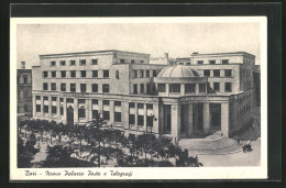 Cartolina Bari, Nuovo Palazzo Poste E Telegrafi  - Bari