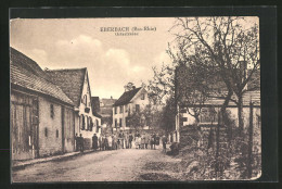 CPA Eberbach, Einwohner Auf Der Ortsstrasse  - Sonstige & Ohne Zuordnung