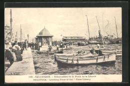 AK Salonica, Landing Place Of The Place Liberty  - Grecia