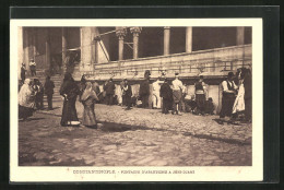 AK Constantinople, Fontaine D`Ablutions A Jéni-Djami  - Türkei