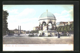 AK Constantinople, Fontaine Guillaume II Et L`Hippodrome  - Türkei