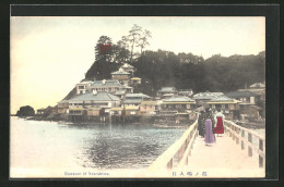 AK Yenoshima, Eingang Mit Ortsansicht  - Andere & Zonder Classificatie