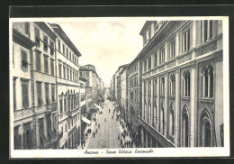 Cartolina Ancona, Corso Vittoria Emanuele  - Ancona