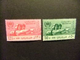 46 SYRIE - SIRIA 1960 / AÑO Del REFUGIADO - WORLD REFUGEE YEAR / YVERT 138 / 139 MNH - Flüchtlinge