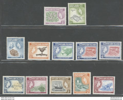 1957 Pitcairn Islands, Stanley Gibbons N. 18-28 - Serie Di 12 Valori - MNH** - Other & Unclassified