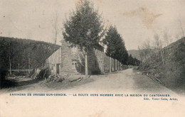 Vresse-sur-semois La Route Vers Membre Avec La Maison Du Cantonnier Voyagé En 1910 - Vresse-sur-Semois