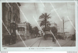 Bt433 Cartolina  San Remo Via Vittorio Emanuele Provincia Di Imperia Liguria - Imperia